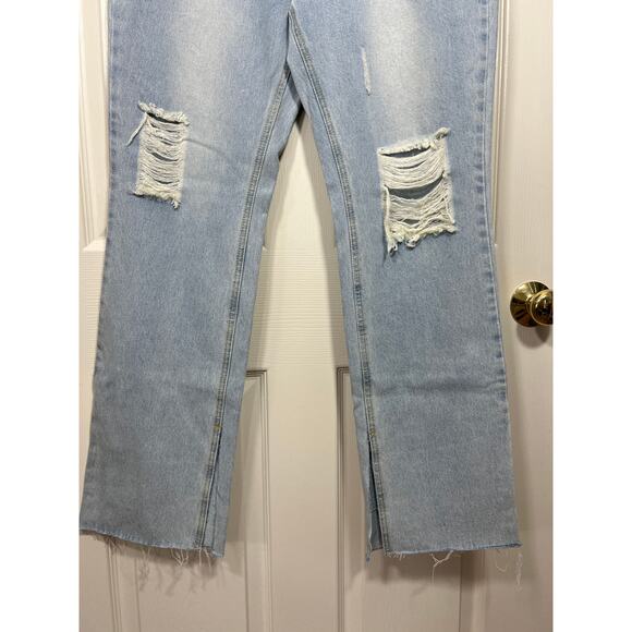 New Avec Les Filles Womens 29 High Waisted Mom Jeans Punk Edgy 90s Classic - Picture 2 of 7